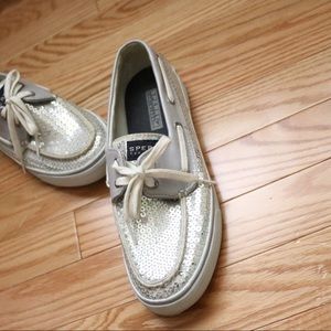 Sperry Sequin Boat Shoes